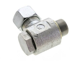 20S & G3/4'' Verzinkt Stalen Swivel Joint Snijringkoppeling Buitendraad 400bar NBR O-ring Draaibaar ISO 8434-1