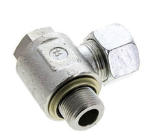 20S & G3/4'' Verzinkt Stalen Swivel Joint Snijringkoppeling Buitendraad 400bar NBR O-ring Draaibaar ISO 8434-1