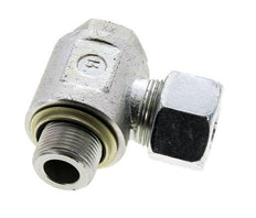 20S & G3/4'' Verzinkt Stalen Swivel Joint Snijringkoppeling Buitendraad 400bar NBR O-ring Draaibaar ISO 8434-1