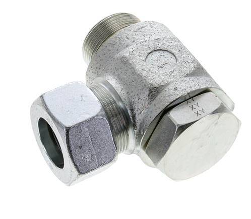 30S & G1-1/4'' Zink plated Steel Swivel Joint Cutting Fitting with Male Threads 250 bar NBRO-ring Rotatable ISO 8434-1