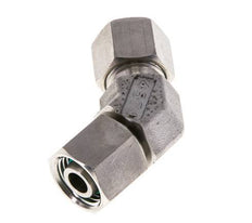 10L RVS 45gr L-stuk Snijringkoppeling Draaidoorvoer 315bar FKM O-ring en Afdichtconus Verstelbaar ISO 8434-1