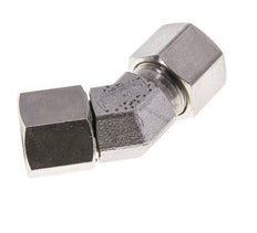 10S RVS 45gr L-stuk Snijringkoppeling Draaidoorvoer 630bar FKM O-ring en Afdichtconus Verstelbaar ISO 8434-1