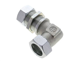 35L Zink plated Steel Elbow Cutting Fitting Bulkhead 160 bar ISO 8434-1