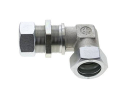 35L Zink plated Steel Elbow Cutting Fitting Bulkhead 160 bar ISO 8434-1