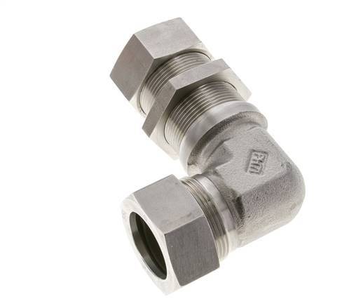 35L Stainless Steel Elbow Cutting Fitting Bulkhead 160 bar ISO 8434-1