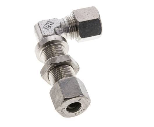 10S Stainless Steel Elbow Cutting Fitting Bulkhead 630 bar ISO 8434-1