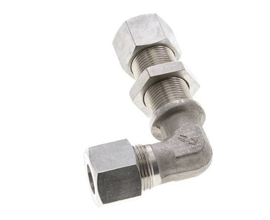 14S Stainless Steel Elbow Cutting Fitting Bulkhead 630 bar ISO 8434-1