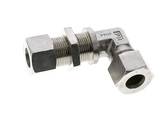 20S Stainless Steel Elbow Cutting Fitting Bulkhead 400 bar ISO 8434-1