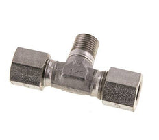 8LL & M10x1 (con) RVS T-stuk Snijringkoppeling Buitendraad 100bar ISO 8434-1