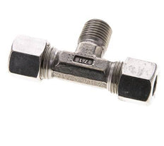 10L & M14x1.5 (con) RVS T-stuk Snijringkoppeling Buitendraad 315bar ISO 8434-1