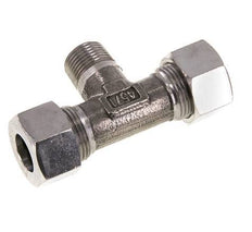 15L & M18x1.5 (con) RVS T-stuk Snijringkoppeling Buitendraad 315bar ISO 8434-1