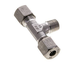 8S & M14x1.5 (con) RVS T-stuk Snijringkoppeling Buitendraad 630bar ISO 8434-1