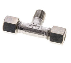 8L & M12x1.5 (con) RVS T-stuk Knelfitting Buitendraad 315bar ISO 8434-1