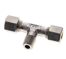 8L & M12x1.5 (con) RVS T-stuk Knelfitting Buitendraad 315bar ISO 8434-1