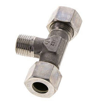 12L & M16x1.5 (con) RVS T-stuk Knelfitting Buitendraad 315bar ISO 8434-1