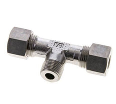 12S & M18x1.5 (con) RVS T-stuk Knelfitting Buitendraad 400bar ISO 8434-1