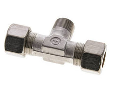 16S & M22x1.5 (con) RVS T-stuk Knelfitting Buitendraad 400bar ISO 8434-1