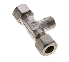 16S & M22x1.5 (con) RVS T-stuk Knelfitting Buitendraad 400bar ISO 8434-1
