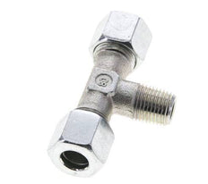 10L & R1/4'' Verzinkt Stalen T-stuk Snijringkoppeling Buitendraad 315bar ISO 8434-1