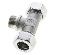 22L & G3/4'' Verzinkt Stalen T-stuk Snijringkoppeling Buitendraad 160bar ISO 8434-1