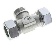 38S & G1-1/2'' Verzinkt Stalen T-stuk Snijringkoppeling Buitendraad 315bar ISO 8434-1