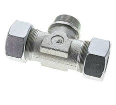 38S & G1-1/2'' Verzinkt Stalen T-stuk Snijringkoppeling Buitendraad 315bar ISO 8434-1