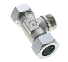 38S & G1-1/2'' Verzinkt Stalen T-stuk Snijringkoppeling Buitendraad 315bar ISO 8434-1