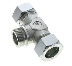38S & G1-1/2'' Verzinkt Stalen T-stuk Snijringkoppeling Buitendraad 315bar ISO 8434-1