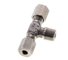 4LL & R1/8'' RVS T-stuk Snijringkoppeling Buitendraad 100bar ISO 8434-1