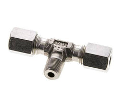 6L & R1/8'' RVS T-stuk Snijringkoppeling Buitendraad 315bar ISO 8434-1