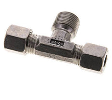 8L & R3/8'' RVS T-stuk Snijringkoppeling Buitendraad 315bar ISO 8434-1