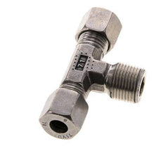 8L & R3/8'' RVS T-stuk Snijringkoppeling Buitendraad 315bar ISO 8434-1