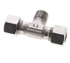 12L & R3/8'' RVS T-stuk Snijringkoppeling Buitendraad 315bar ISO 8434-1