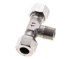 12L & R3/8'' RVS T-stuk Snijringkoppeling Buitendraad 315bar ISO 8434-1