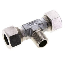 18L & R1/2'' RVS T-stuk Snijringkoppeling Buitendraad 315bar ISO 8434-1
