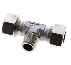 18L & R1/2'' RVS T-stuk Snijringkoppeling Buitendraad 315bar ISO 8434-1