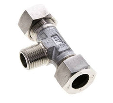 18L & R1/2'' RVS T-stuk Snijringkoppeling Buitendraad 315bar ISO 8434-1