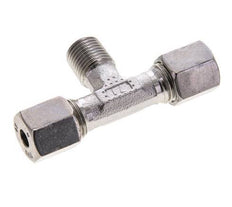 6S & R1/4'' RVS T-stuk Snijringkoppeling Buitendraad 630bar ISO 8434-1