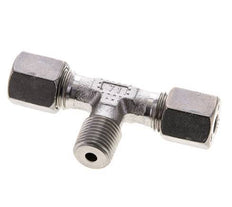 6S & R1/4'' RVS T-stuk Snijringkoppeling Buitendraad 630bar ISO 8434-1