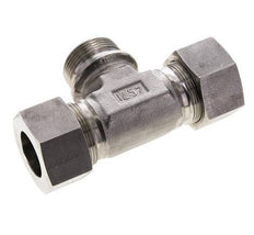 30S & G1-1/4'' RVS T-stuk Snijringkoppeling Buitendraad 400bar ISO 8434-1