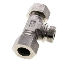 30S & G1-1/4'' RVS T-stuk Snijringkoppeling Buitendraad 400bar ISO 8434-1