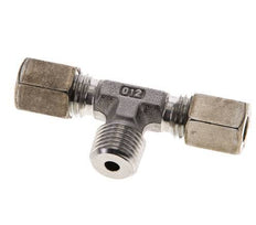 6L & R1/4'' RVS T-stuk Knelfitting Buitendraad 315bar ISO 8434-1