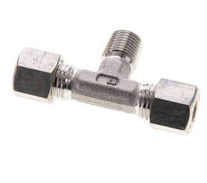 8L & R1/4'' RVS T-stuk Knelfitting Buitendraad 315bar ISO 8434-1