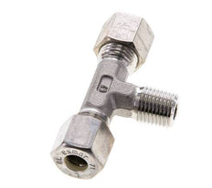 8L & R1/4'' RVS T-stuk Knelfitting Buitendraad 315bar ISO 8434-1