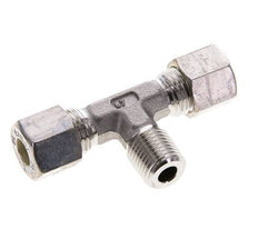 8L & R1/4'' RVS T-stuk Knelfitting Buitendraad 315bar ISO 8434-1
