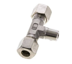 10L & R1/4'' RVS T-stuk Knelfitting Buitendraad 315bar ISO 8434-1