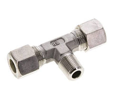 10L & R1/4'' RVS T-stuk Knelfitting Buitendraad 315bar ISO 8434-1