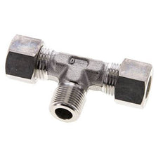 12L & R3/8'' RVS T-stuk Knelfitting Buitendraad 315bar ISO 8434-1