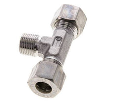 12L & R3/8'' RVS T-stuk Knelfitting Buitendraad 315bar ISO 8434-1