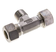 15L & R1/2'' RVS T-stuk Knelfitting Buitendraad 315bar ISO 8434-1